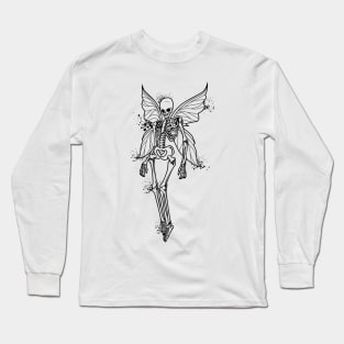Fairycore - Fairy skeleton with fairy wings Long Sleeve T-Shirt
